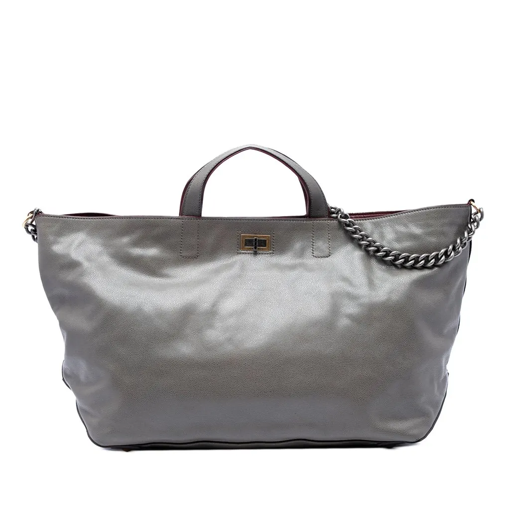 Chanel Glazed Caviar Reissue 2.55 Tote MultiColor Leather Very good - Front View