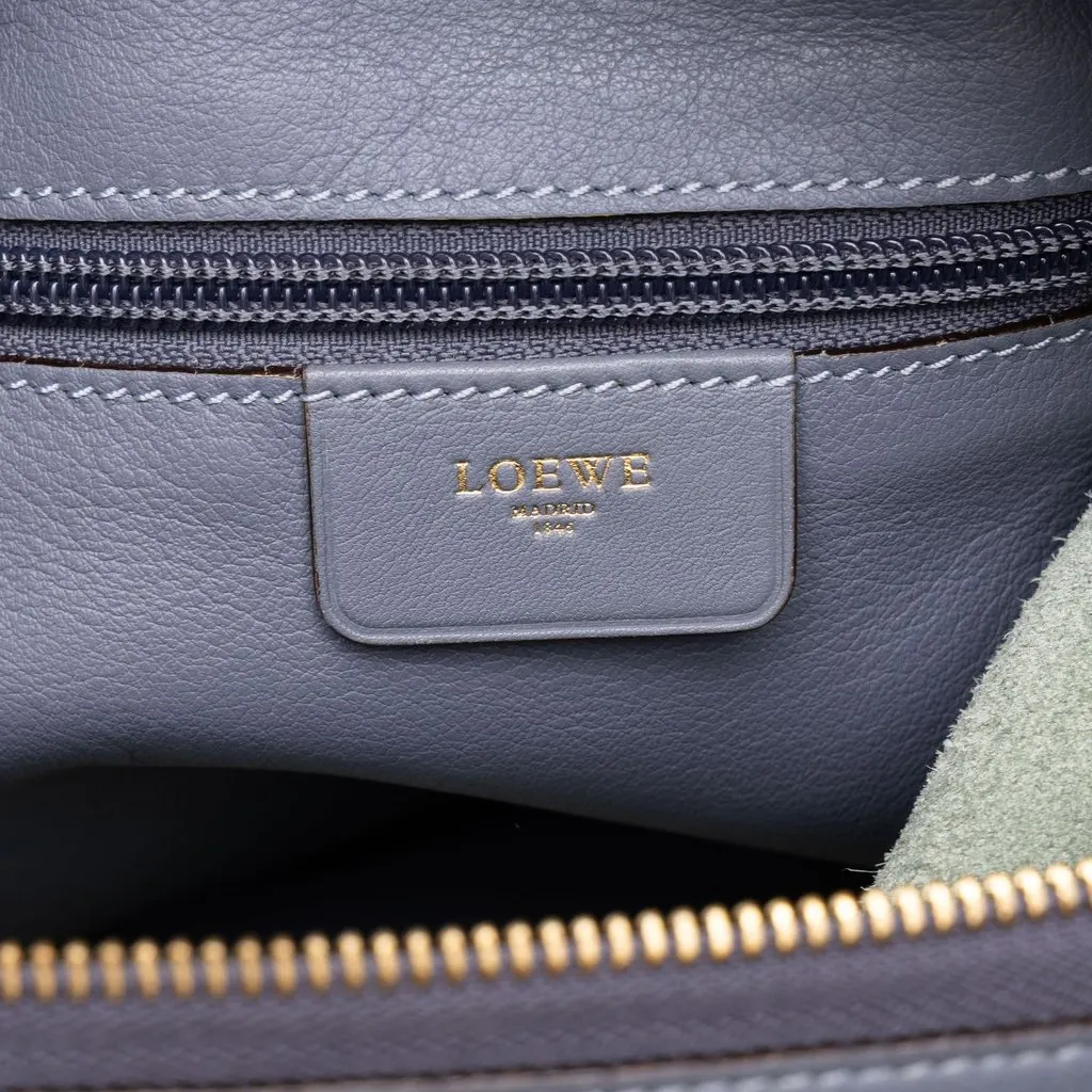 Loewe Leather Anagram Crossbody Purple Leather Good - Box View
