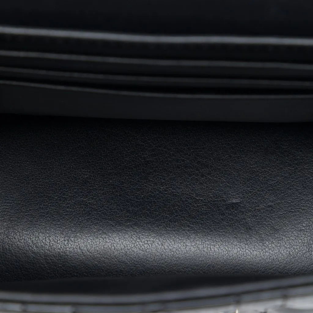 Dior Mini Patent Cannage Miss Dior Pouch Black Leather Good - Model View