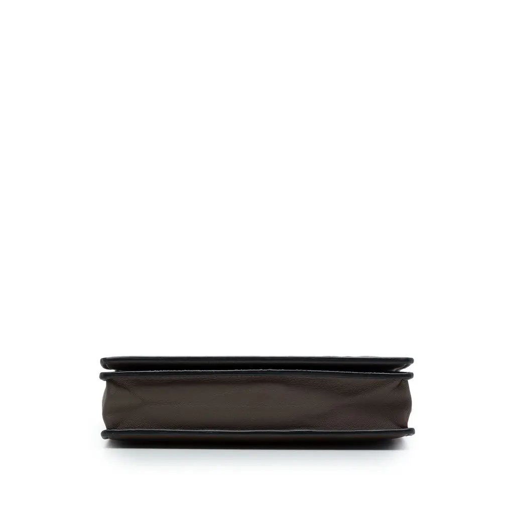 Bottega Veneta Studded Nappa Catena Wallet On Chain Brown Leather Very good - Inside View