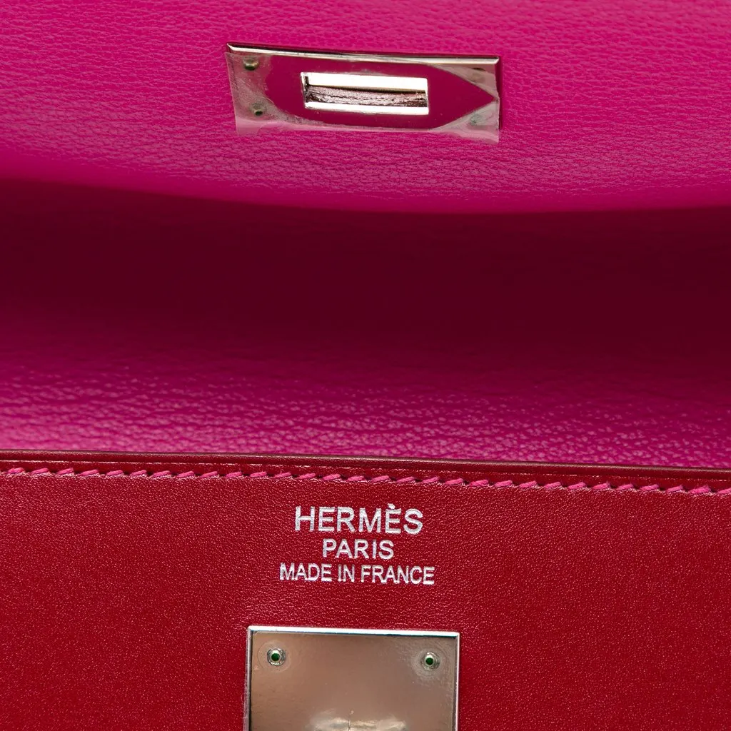 Hermès Box Calf Verso Kelly II Retourne 35 Red Leather Very good - Box View