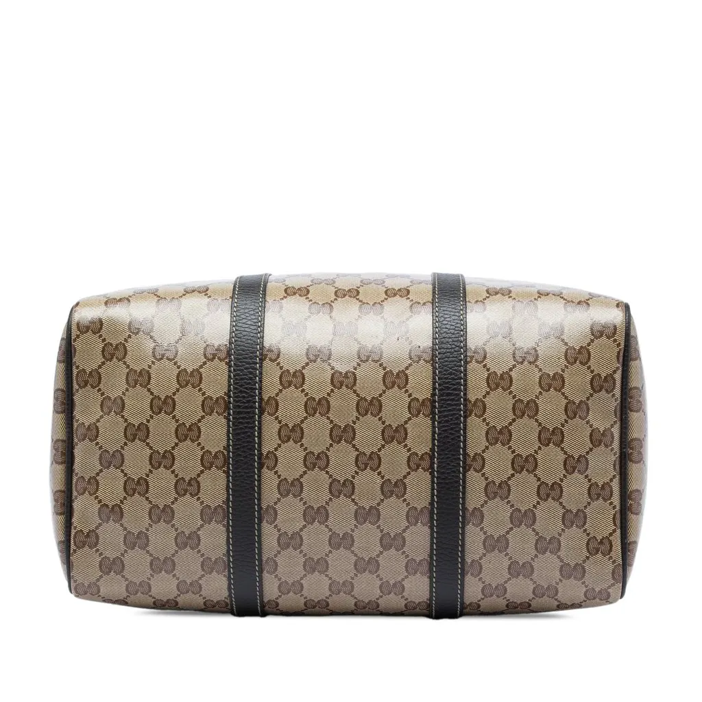 Gucci Medium GG Crystal Joy Boston Bag Beige Very good - Inside View