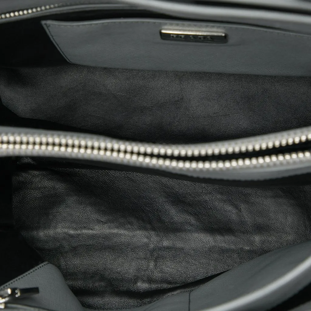Prada Saffiano Soft Triple Pocket Tote MultiColor Leather Very good - Model View