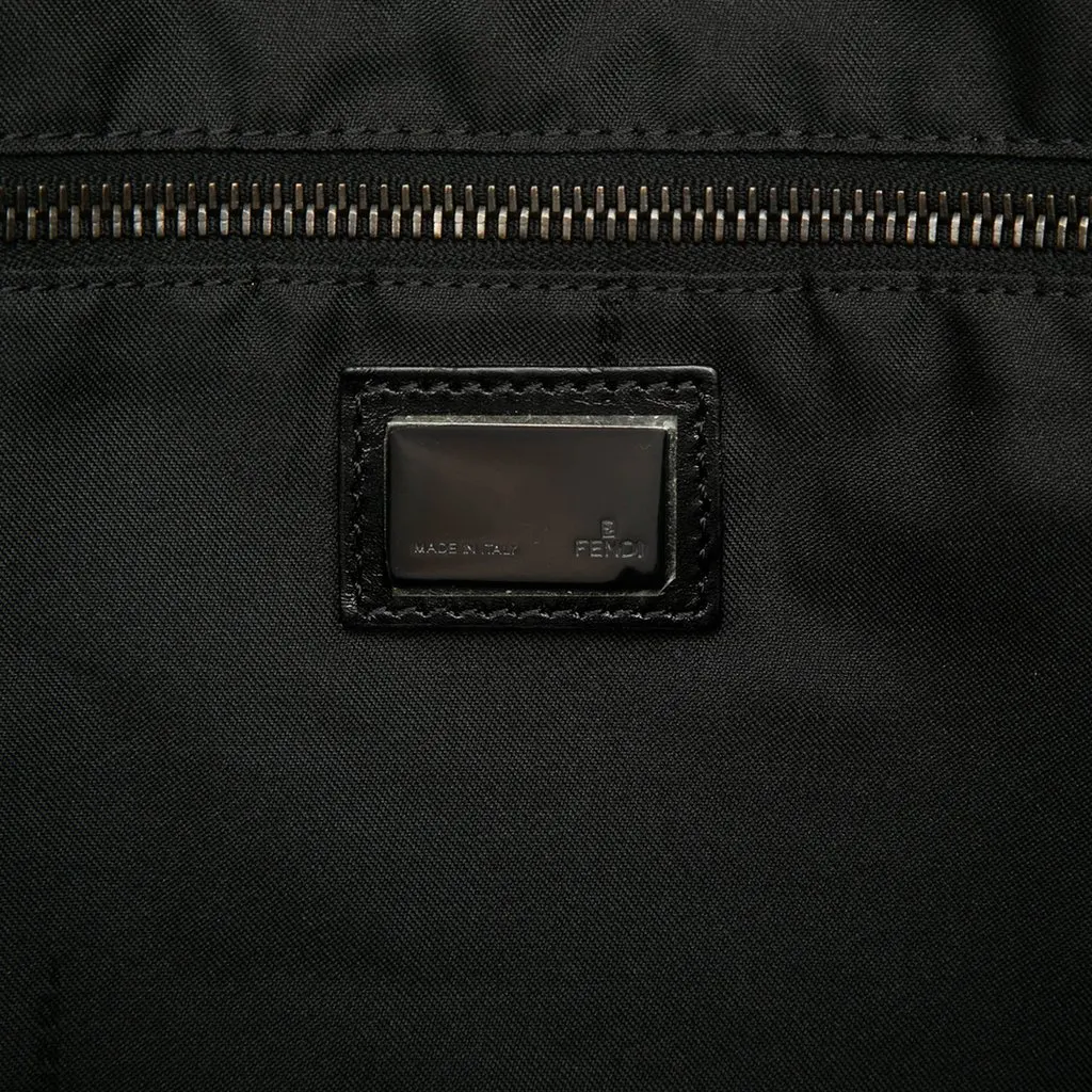 Fendi Zucchino Canvas Business Bag Brown Very good - Box View