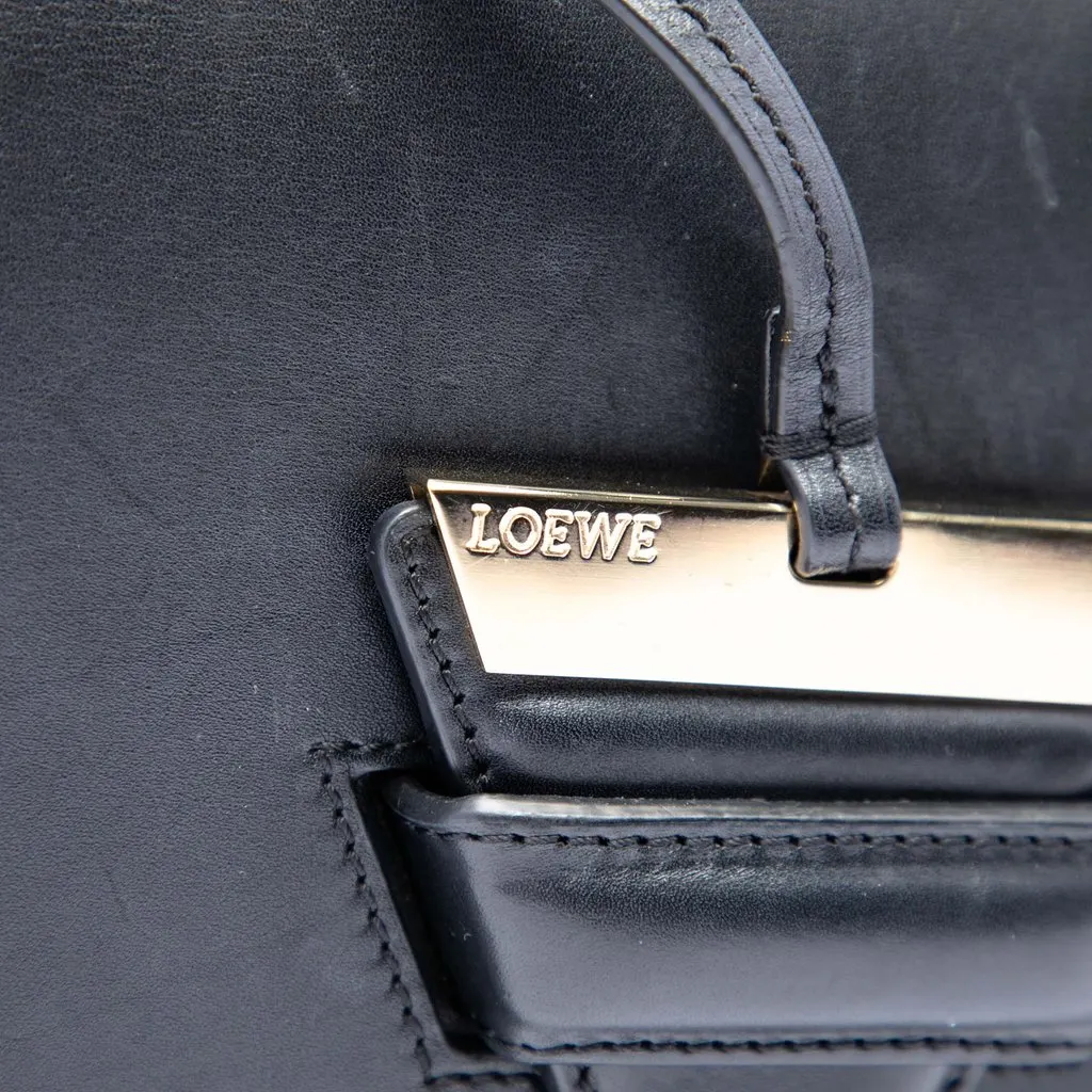 Loewe Medium Leather Barcelona Crossbody Black Leather Very good - Box View