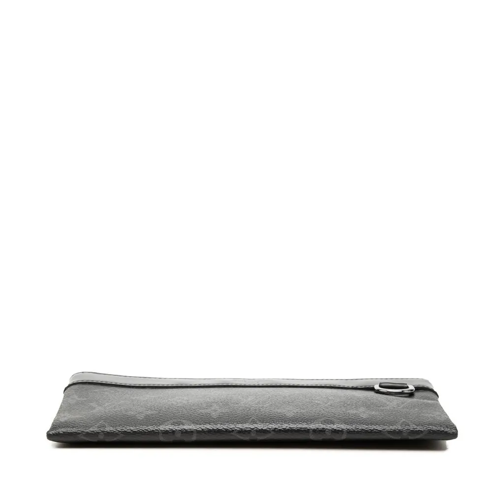 Louis Vuitton Monogram Eclipse Pochette Discovery PM Black Canvas Very good - Inside View