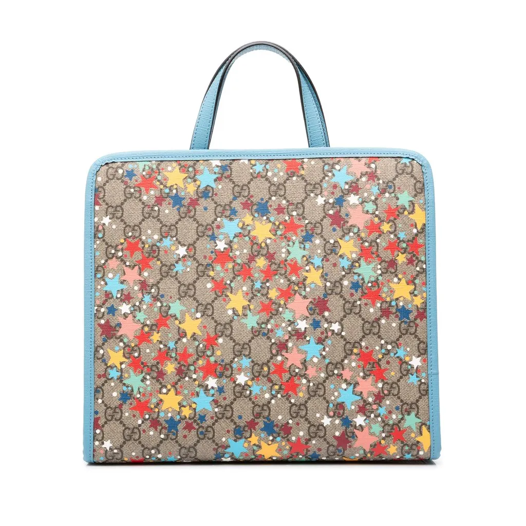 Gucci Childrens GG Supreme Star Tote