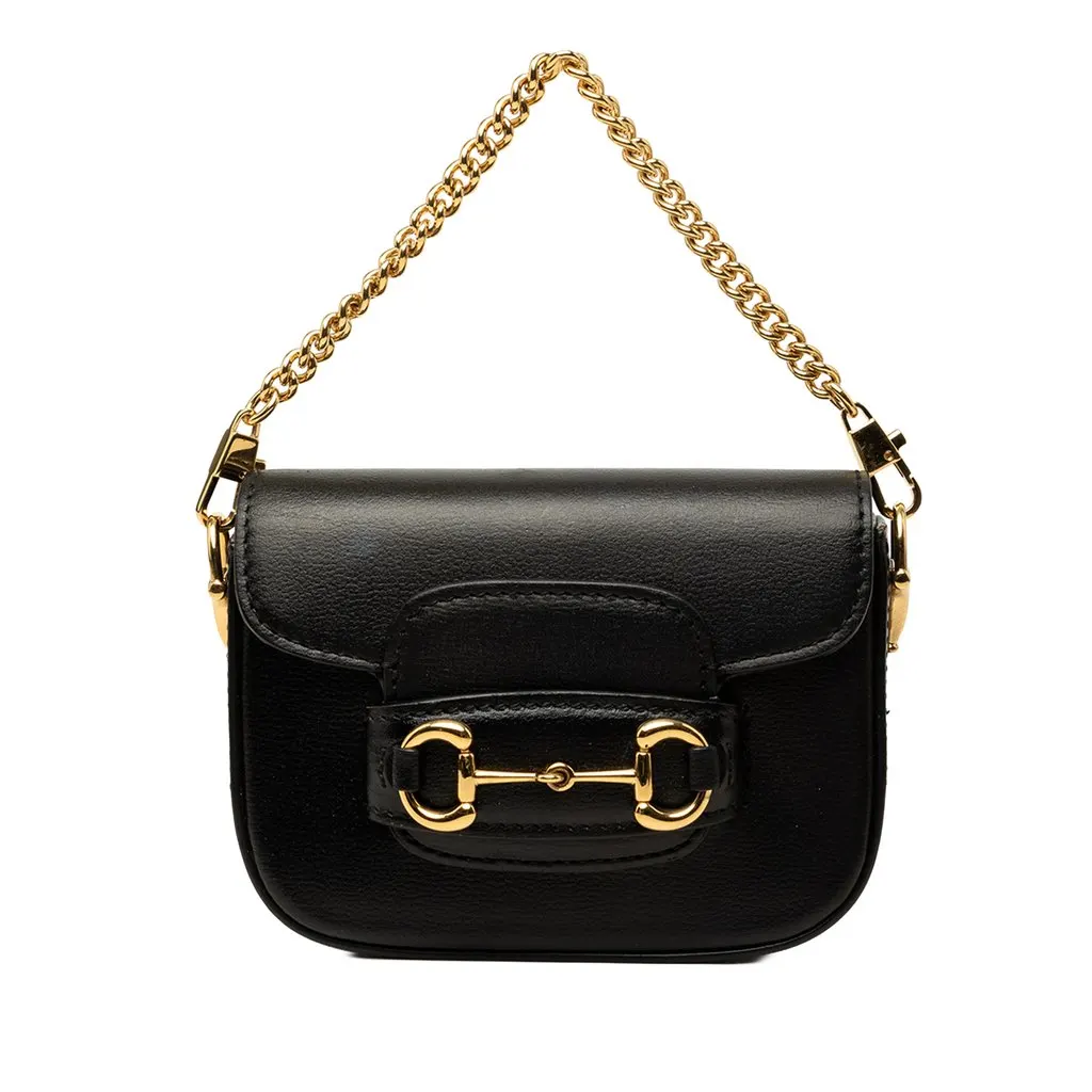 Gucci Mini Calfskin Web Horsebit 1955 Satchel