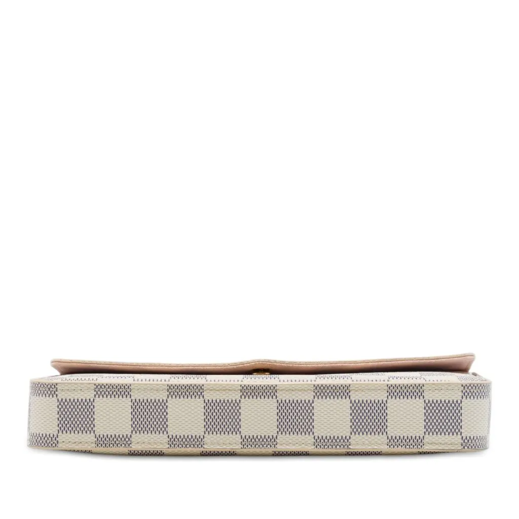 Louis Vuitton Damier Azur Pochette Felicie White Very good - Inside View