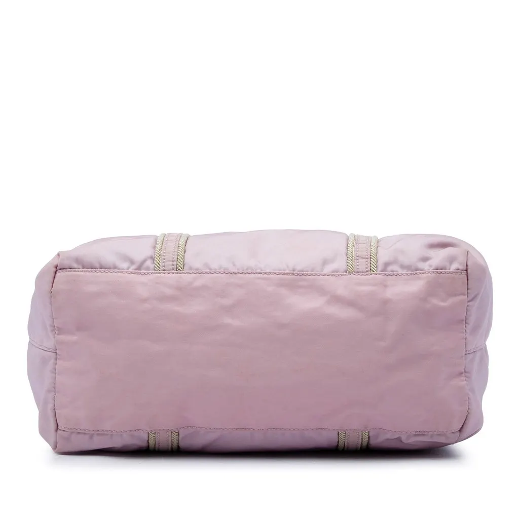 Prada Tessuto Tote Purple Polyamide Good - Inside View