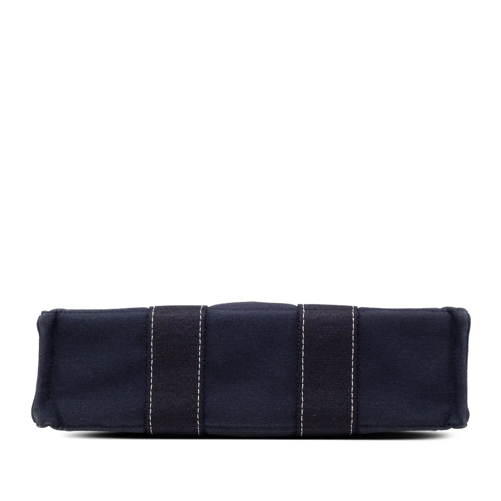 Hermès Canvas Fourre Tout PM Blue Very good - Inside View