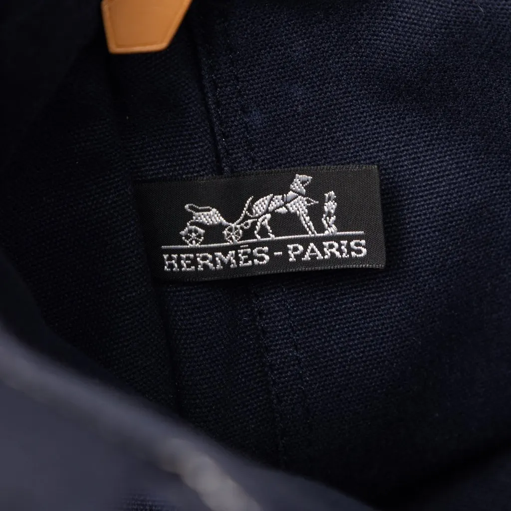 Hermès Canvas Fourre Tout PM Blue Very good - Box View