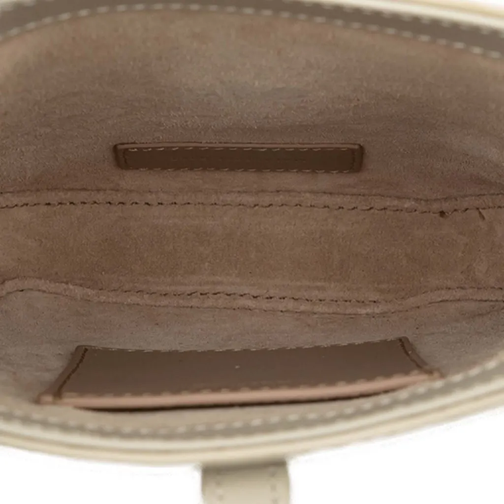 Saint Laurent Mini Smooth Calfskin Le 5 a 7 Vertical Crossbody White Leather Very good - Model View