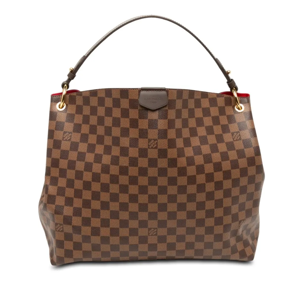 Louis Vuitton Damier Ebene Graceful MM Brown Canvas Very good - Front View