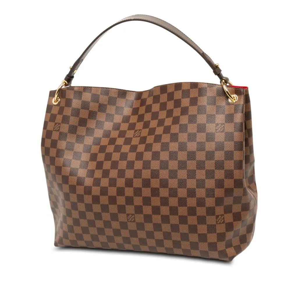 Louis Vuitton Damier Ebene Graceful MM Brown Canvas Very good - Back View