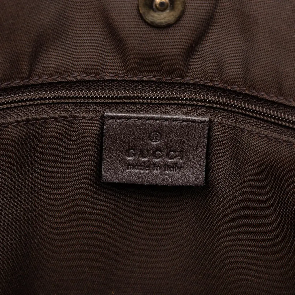 Gucci GG Canvas New Britt Tote Beige Canvas Good - Box View