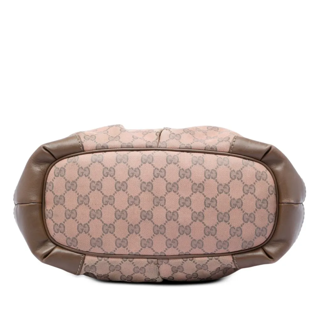 Gucci GG Canvas Sukey Satchel Beige Very good - Inside View