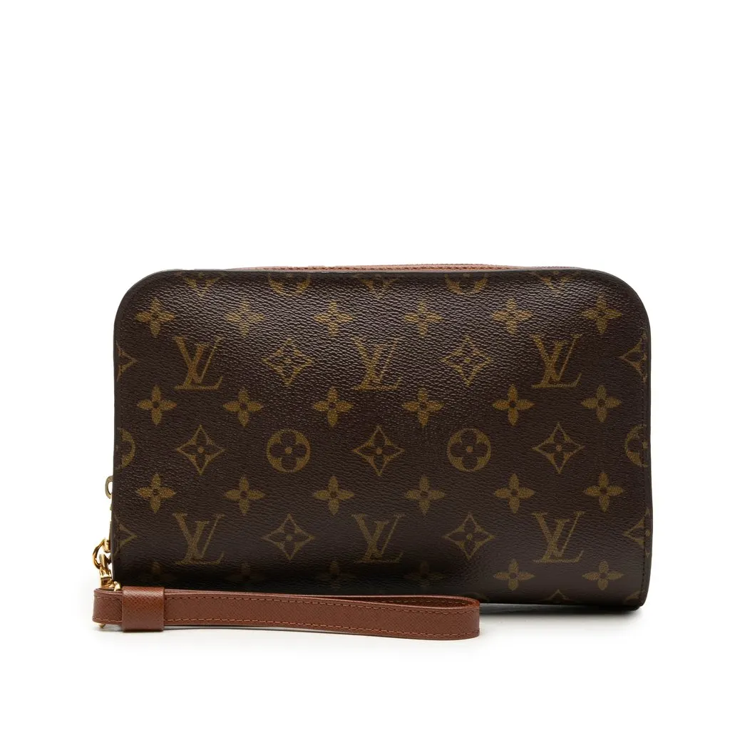 Louis Vuitton Monogram Orsay Brown Very good - Front View
