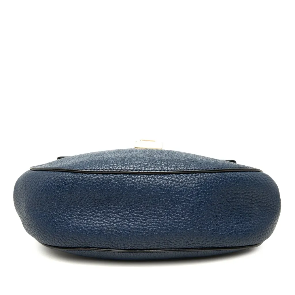 Chloé Small Leather Drew Crossbody Blue Leather Very good - Inside View