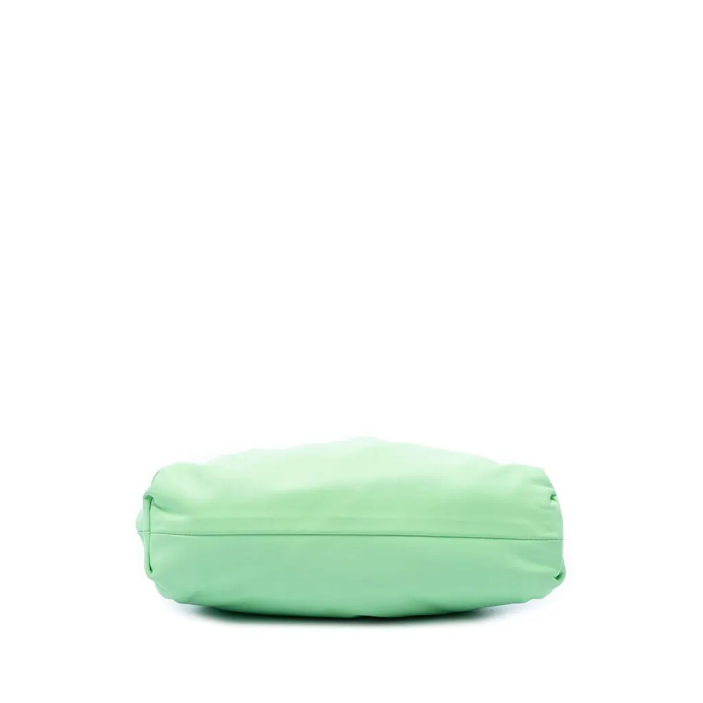Bottega Veneta Teen Lambskin Pouch Green Leather Very good - Inside View