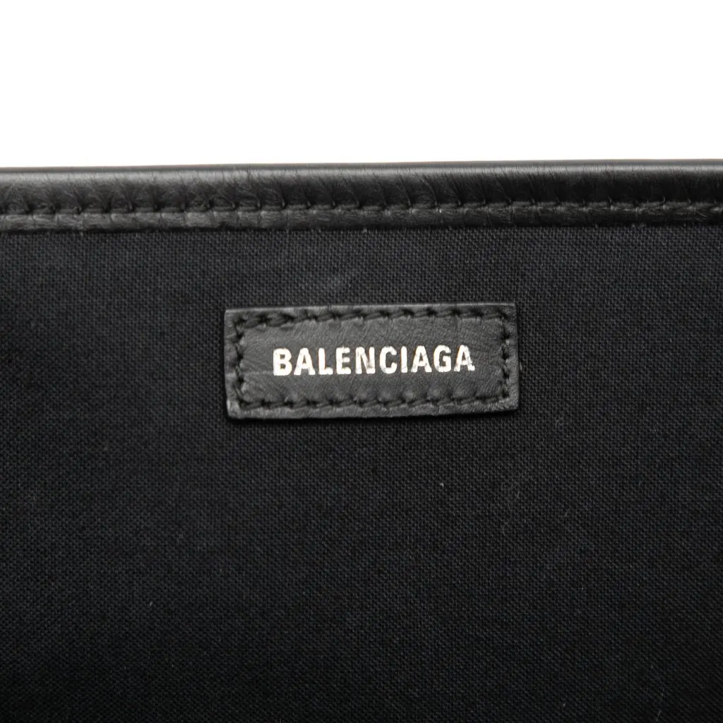 Balenciaga Canvas Navy Cabas Tote S White Very good - Box View