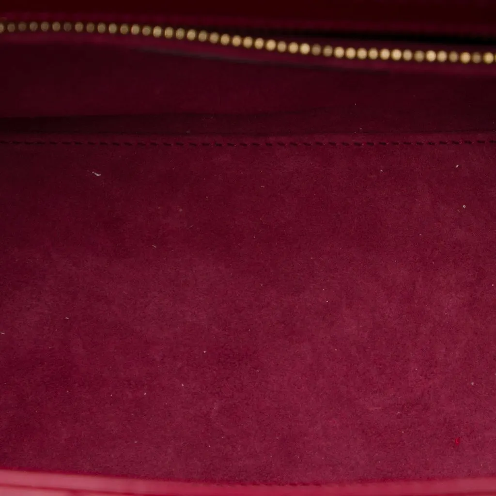 Dior Medium Patent Cannage Lady Dior Red Leather Very good - Model View