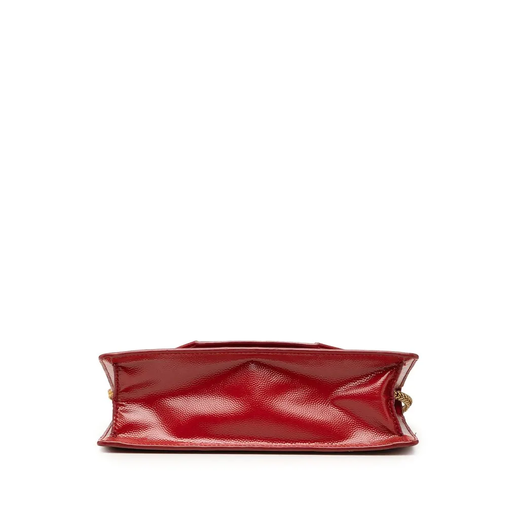 Saint Laurent Small Grain de Poudre Betty Crossbody Red Leather Very good - Inside View