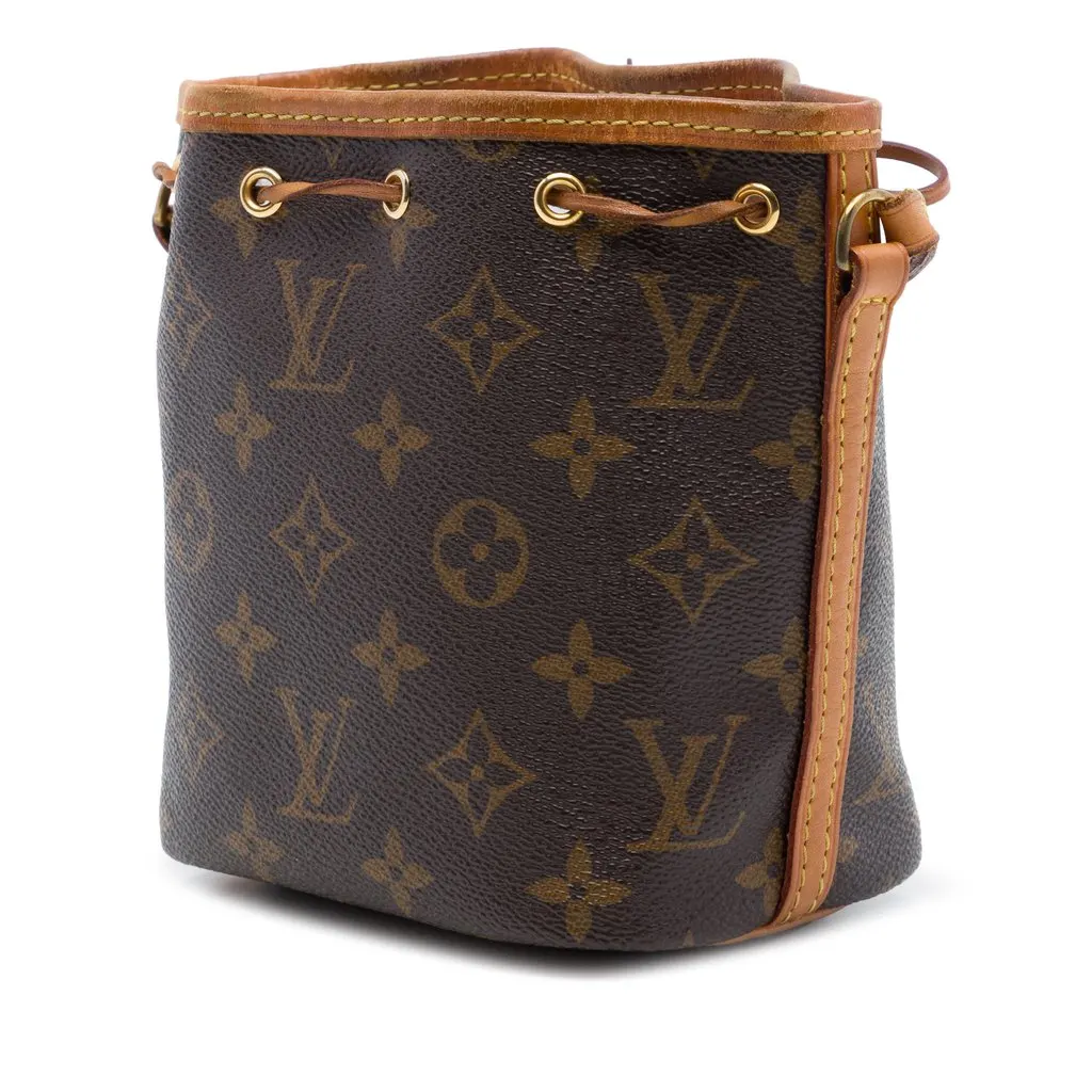 Louis Vuitton Monogram Nano Noe Brown Good - Back View