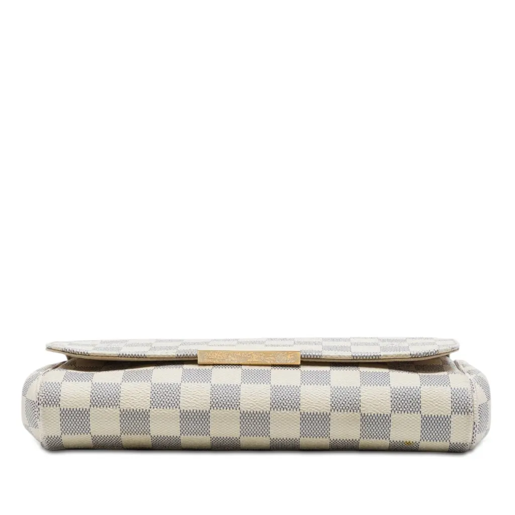Louis Vuitton Damier Azur Favorite MM White Very good - Inside View
