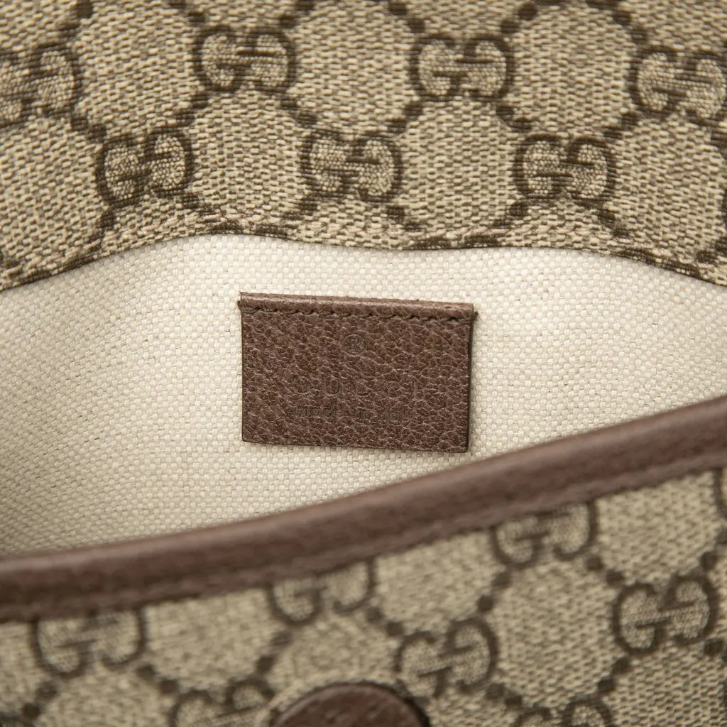 Gucci GG Supreme Web Neo Vintage Belt Bag Beige Very good - Box View