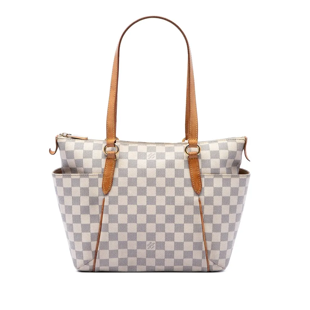 Louis Vuitton Damier Azur Totally PM White Very good - Front View
