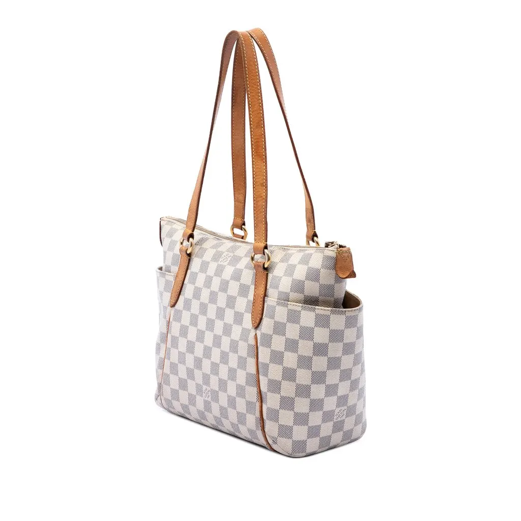 Louis Vuitton Damier Azur Totally PM White Very good - Back View