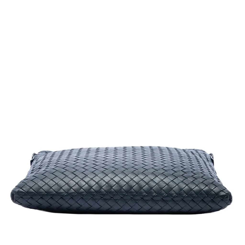 Bottega Veneta Nappa Intrecciato VN Crossbody Blue Leather Very good - Inside View