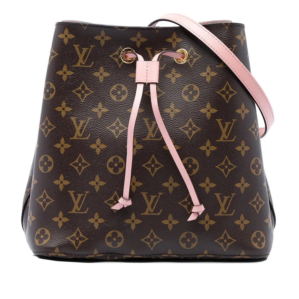 Louis Vuitton Monogram Neonoe MM Brown Canvas Good - Front View