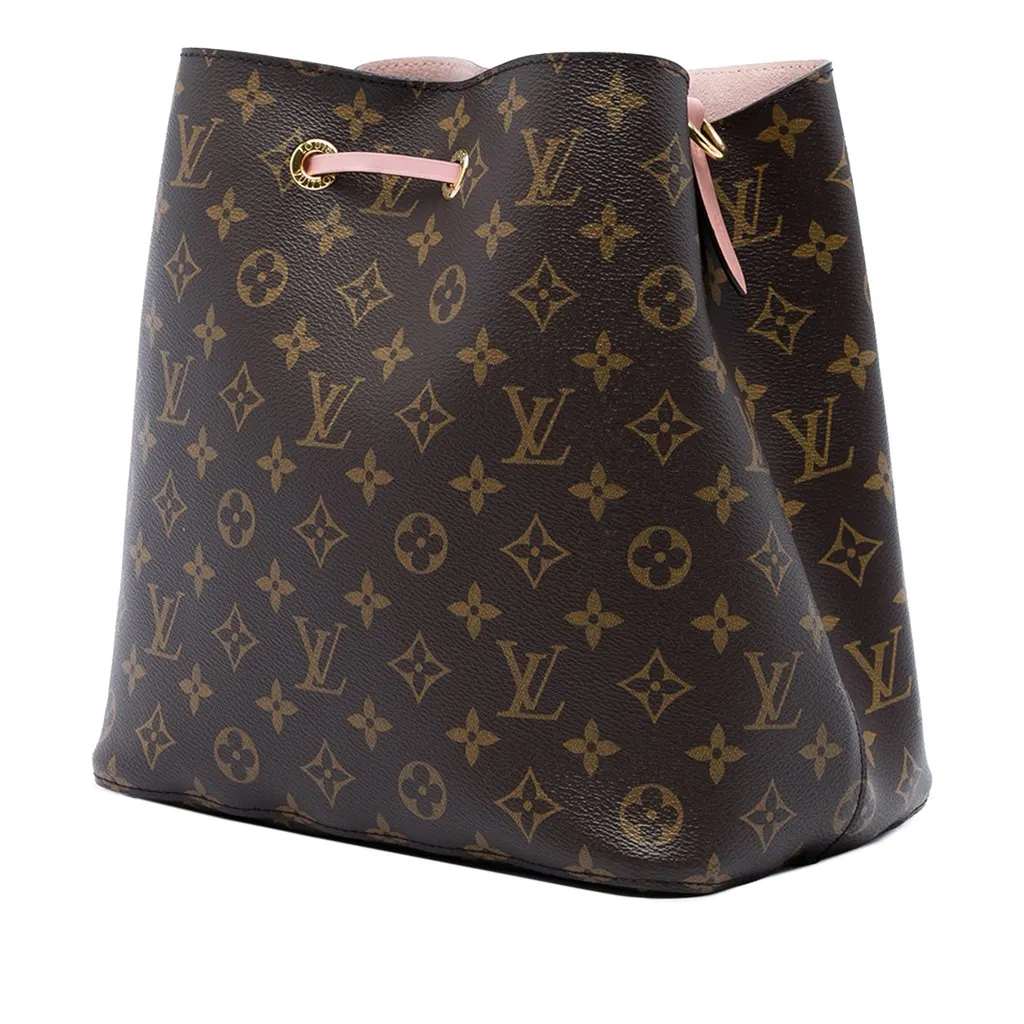 Louis Vuitton Monogram Neonoe MM Brown Canvas Good - Back View