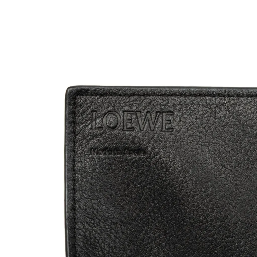 Loewe Bicolor Grained Calfskin Anagram Wallet on Chain Red Leather Good - Box View