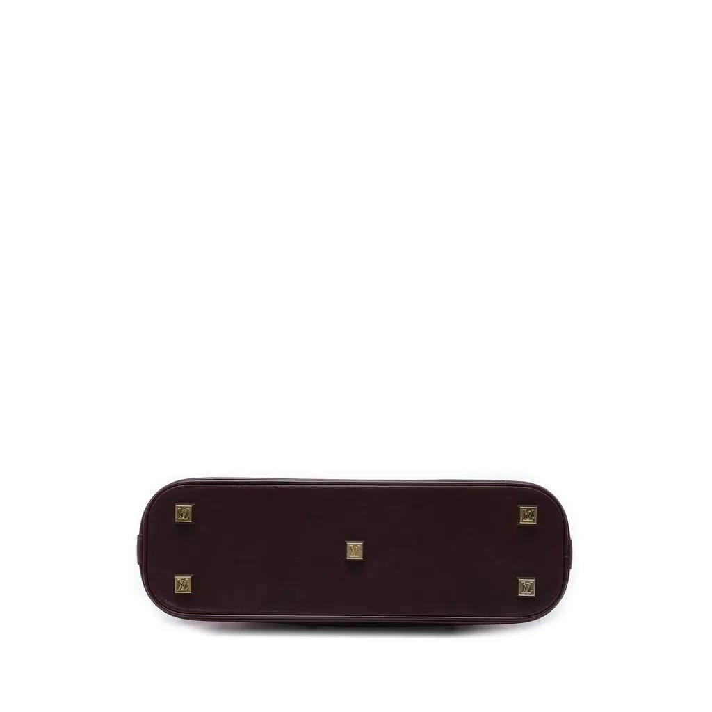 Louis Vuitton Monogram Mini Lin Alma Haut Red Canvas Very good - Inside View