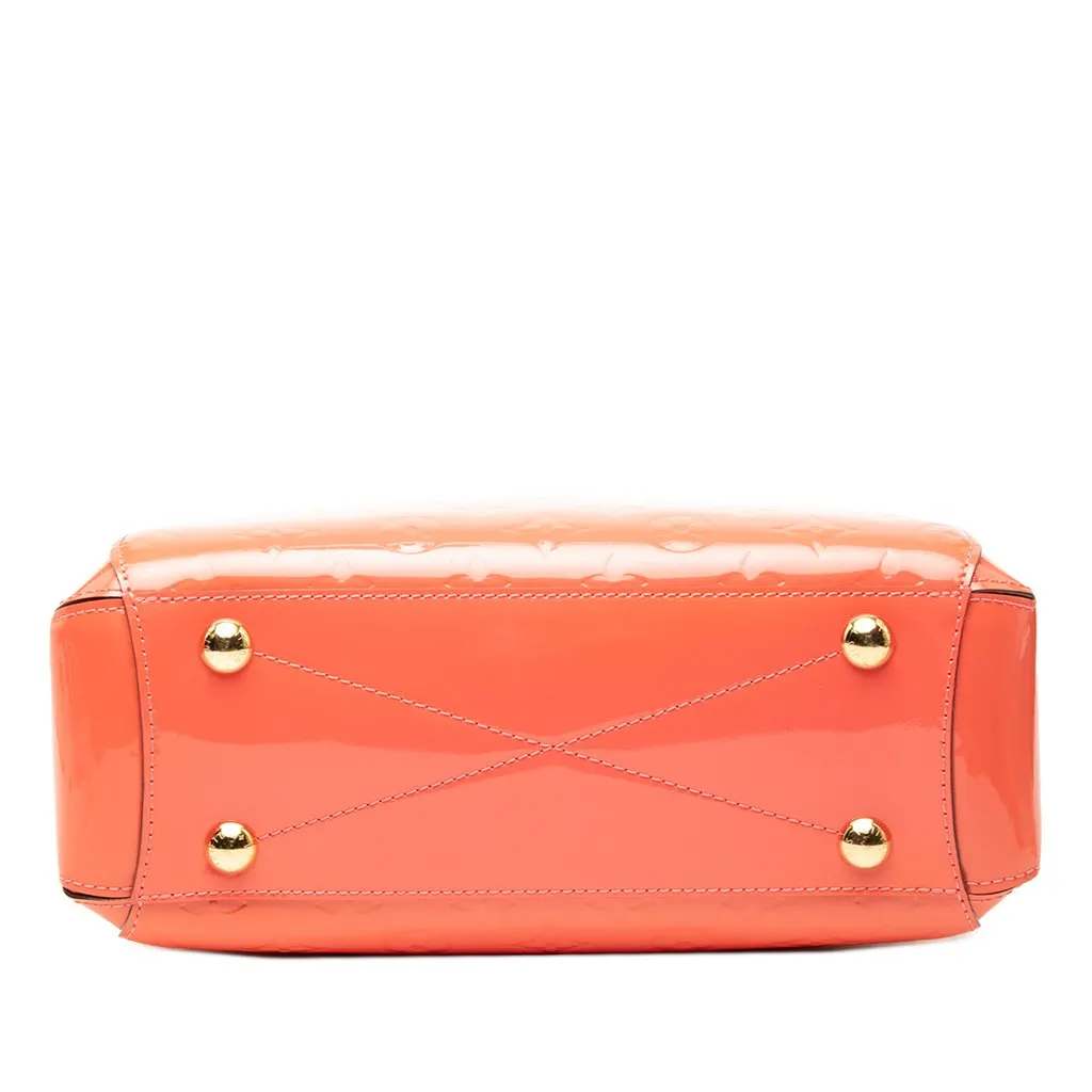 Louis Vuitton Monogram Vernis Montaigne BB Orange Leather Very good - Inside View