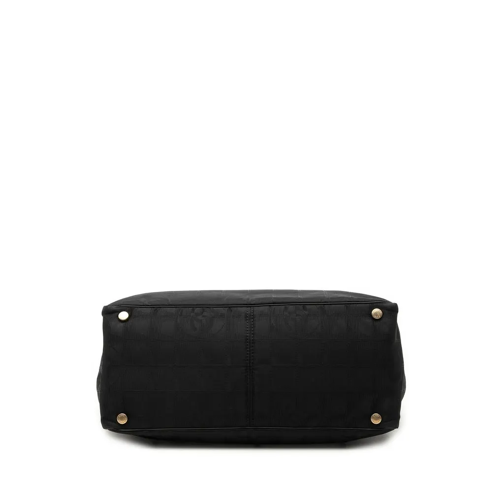 Chanel New Travel Line Nylon Tote Black Very good - Inside View