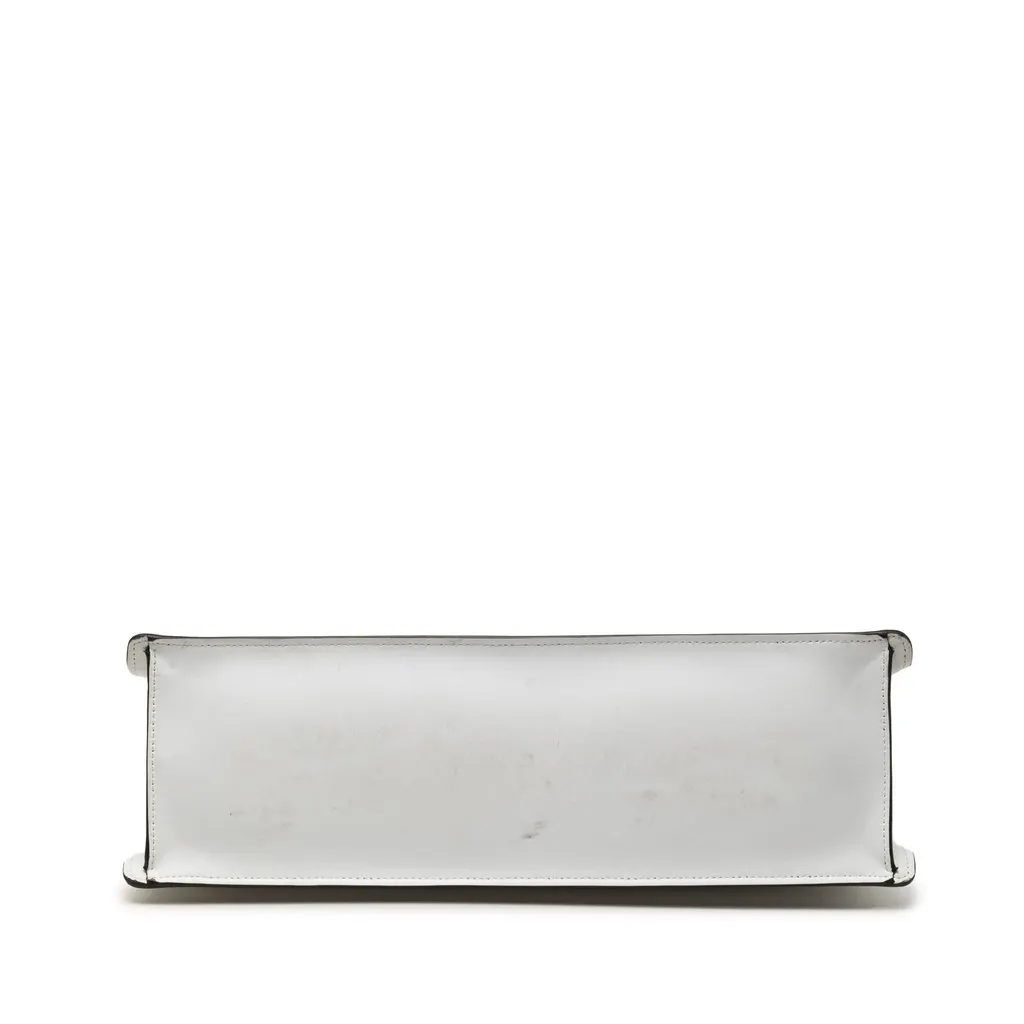 Valentino Leather Rockstud VLTN Satchel White Leather Very good - Inside View