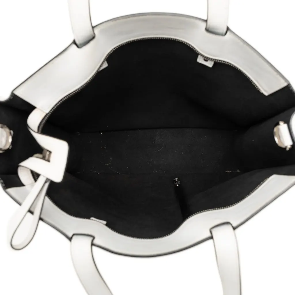 Valentino Leather Rockstud VLTN Satchel White Leather Very good - Model View