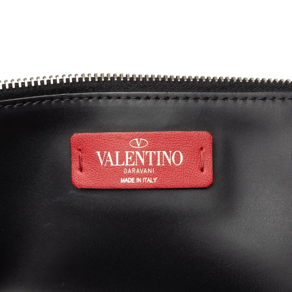Valentino Leather Rockstud VLTN Satchel White Leather Very good - Box View