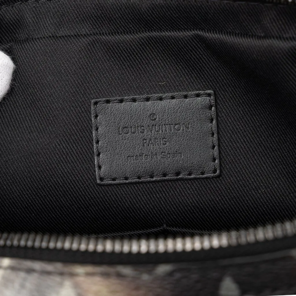 Louis Vuitton Monogram Galaxy Alpha Messenger Bag Black Canvas Good - Box View