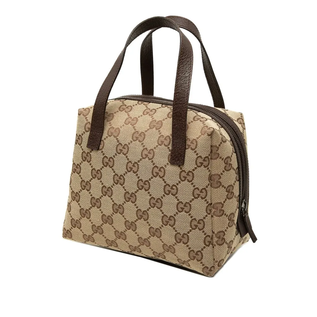 Gucci Mini GG Canvas Balthus Tofu Bag Beige Canvas Very good - Back View