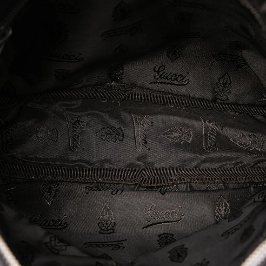 Gucci Guccissima Crossbody Brown Leather Very good - Model View