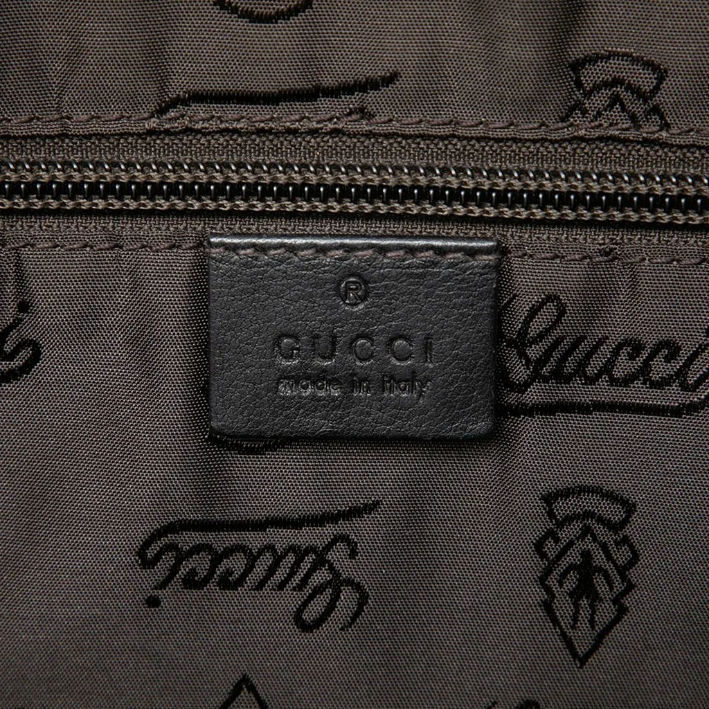 Gucci Guccissima Crossbody Brown Leather Very good - Box View