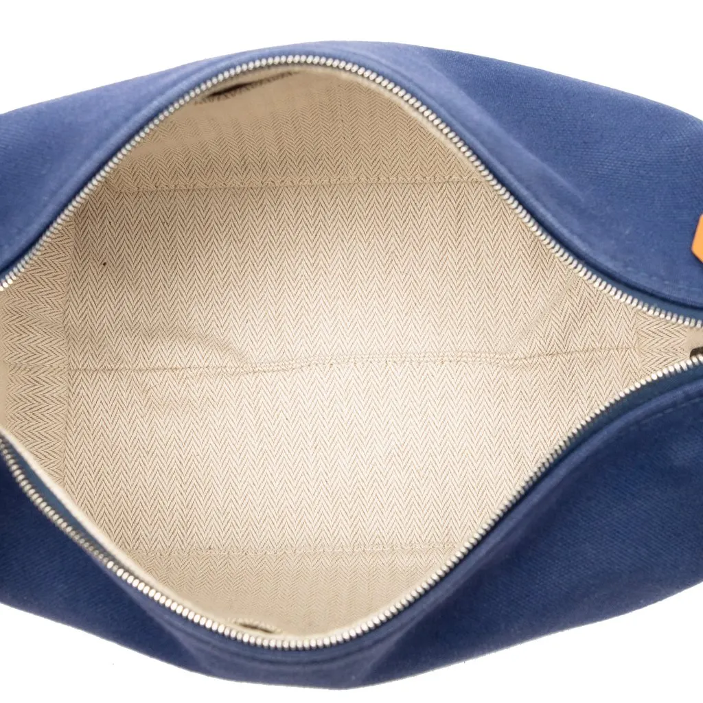 Hermès Small Toile Bride A Brac Case Blue Very good - Model View