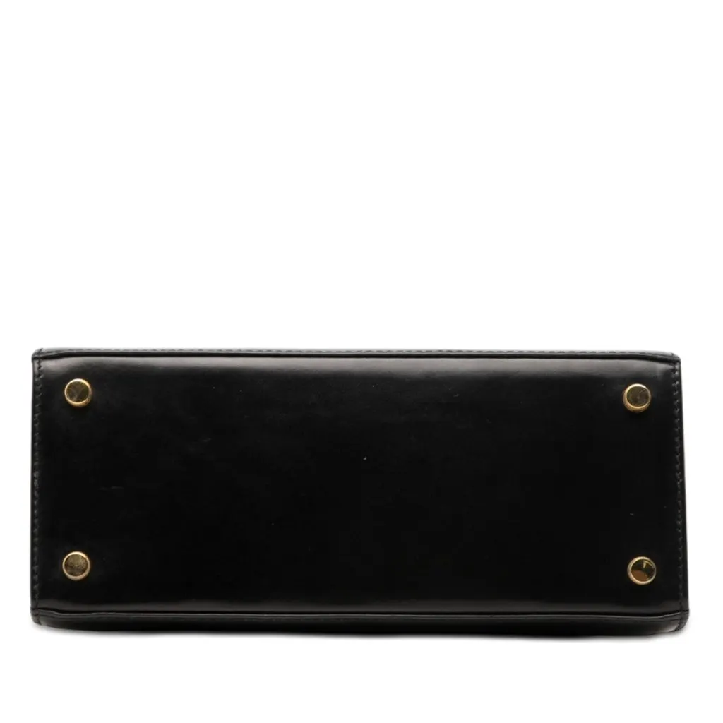 Salvatore Ferragamo Leather Vara Bow Satchel Black Leather Very good - Inside View