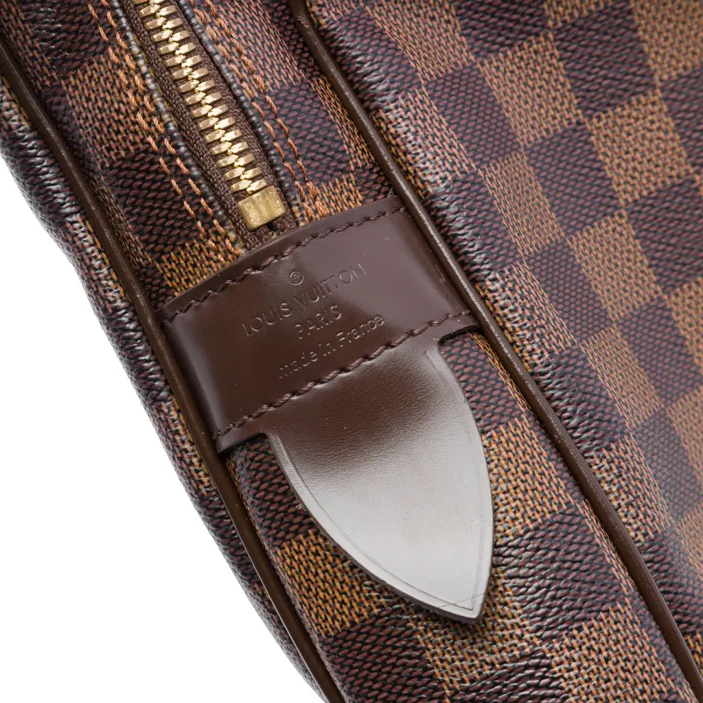 Louis Vuitton Damier Ebene Porte Documents Voyage PM Brown Very good - Box View