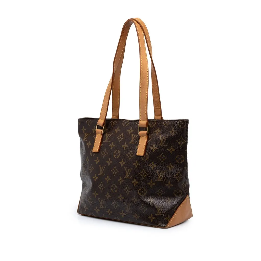 Louis Vuitton Monogram Cabas Piano Brown Canvas Very good - Back View